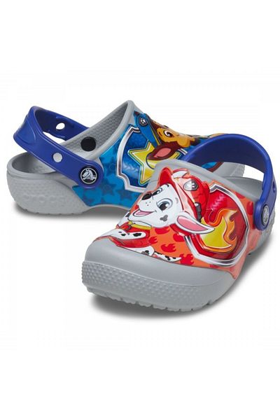 Crocs Saboti Fun Lab Paw Patrol Patch Clog 34-35 Eu - J3 Us Gri - Light Grey