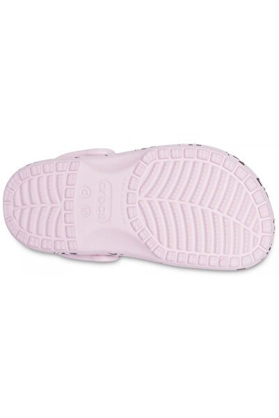 Crocs Kids' Classic Panda Print Clog - Ballerina Pink