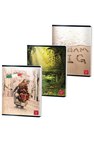 PIGNA Dictando Notebook, A5 Size, 80 Sheets, Color Series, Ruled Pages, Softcover