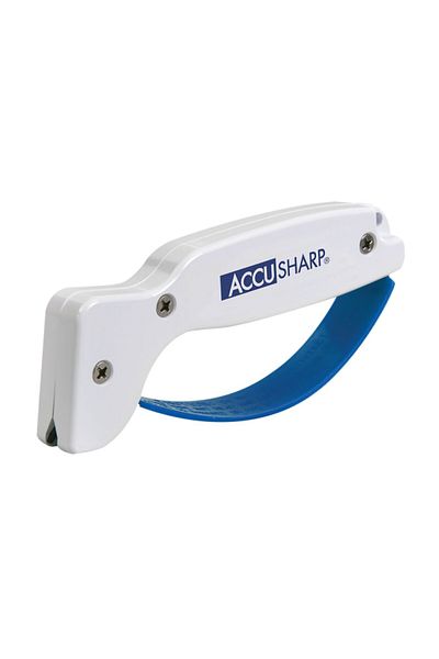 Accusharp Easy to Use Knife-and Tool Sharpener with Ergonomic Handle and Finger Guard