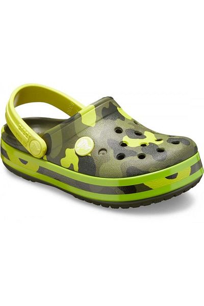 Crocs Crocband Multi-graphic Clog 24-25 Eu - C8 Us Yellow - Citrus