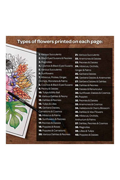 Crayola 40-Pages Florals A Flower Coloring Book