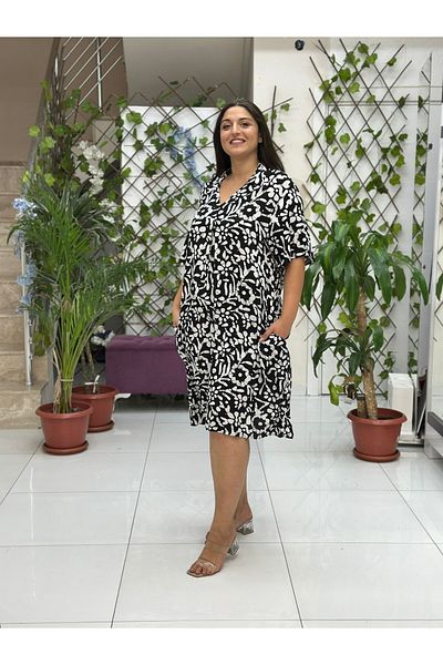 Punta Otantik Vn19111 Viscose Venice Dress