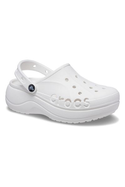 Crocs Saboți Baya Platform Clog Alb - White 38-39 Eu - W8 Us