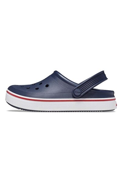 Crocs Saboți Crocband Off Court pentru copii mici - Bleumarin/Piper