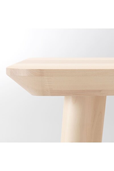 IKEA mutfak masası takımı, dişbudak kaplama/huş kaplama, 2 sandalyeli, sabit, 88x78 cm