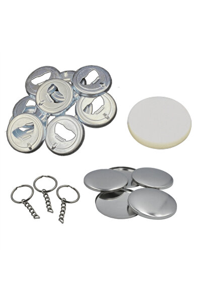 vizyonstore Buton Anahtarlık Açacak 100 adet VG44BANS Ø 44 mm Montajsız Sarf