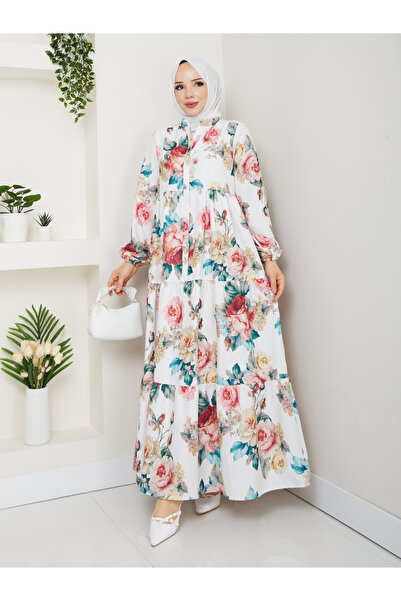 modapark.ist Women's Floral Patterned Dress