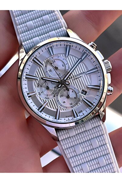 Lee Cooper Silicone Cord Inner Functions Active 5 Atm Water Resistant Men's Wrist Watch Elc.08183.366