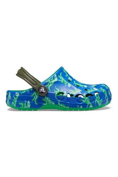 Crocs Saboți Crocs Baya Printed Clog Kids 33-34 EU - J2 US Albastru - Blue Bolt/Multi