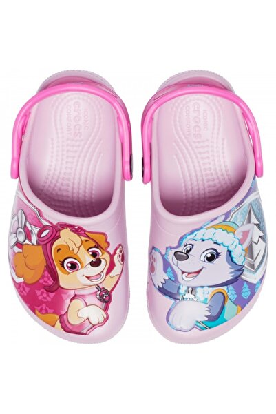 Crocs Saboti Fun Lab Patrula Cățelușilor cu Patch - Balerina Roz