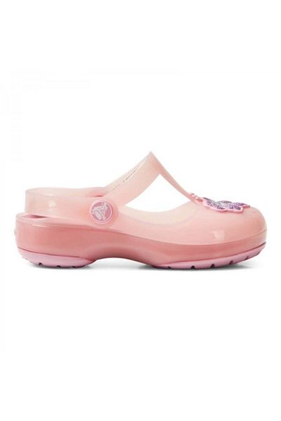 Crocs Saboti Crocs Isabella Clog PS 23-24 EU - C7 US Roz - Blush