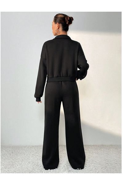 CANDERO Pantaloni de sport pentru femei BLACKsmith Battal Plus Size Îmbrăcăminte sportivă de calitate largi, flexibili, confortabili, pantaloni de sportYUS