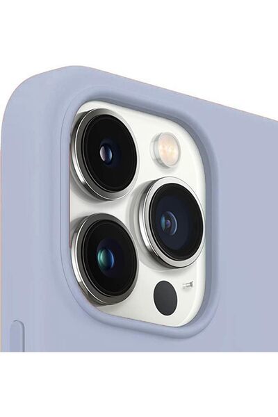 Yuwell YU WELL iPhone 13 Pro Max Silicone Protective Case Cover 6.7 inch (Cloud Blue)