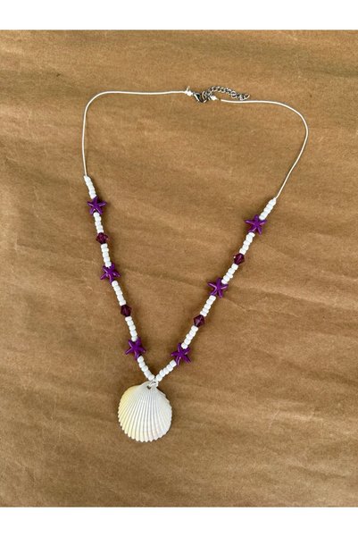 scyllastore Seashell Star Natural Stone Necklace
