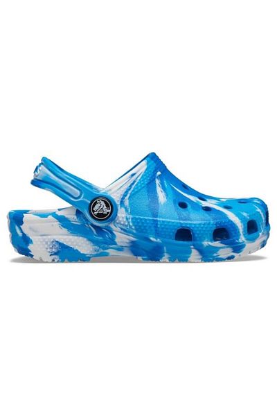 Crocs Saboți Kids' Classic Marbled Clog 22-23 Eu - C6 Us Albastru - Bright Cobalt/white