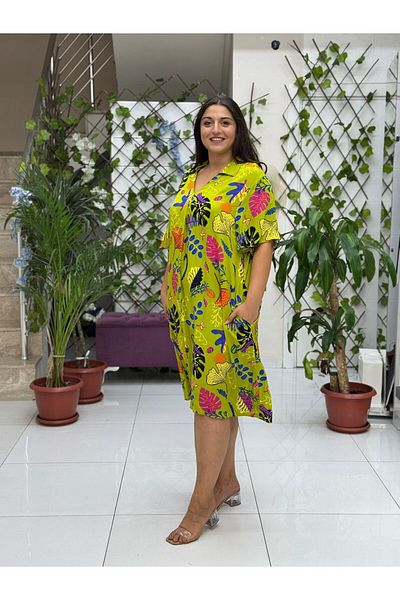 Punta Otantik Vn19120 Viscose Venice Dress