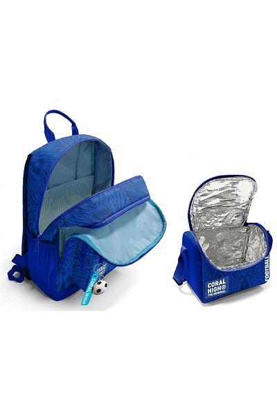 Coral High Set rucsac și nutriție pentru școala primară și gimnazială - Albastru bleumarin pentru băieți Fut