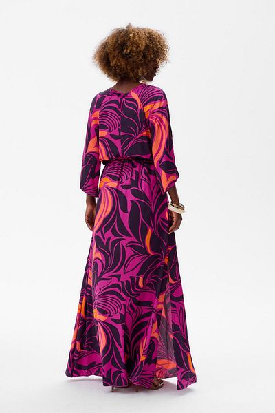 Blue Shadow Frida 2 Fuchsia Dress