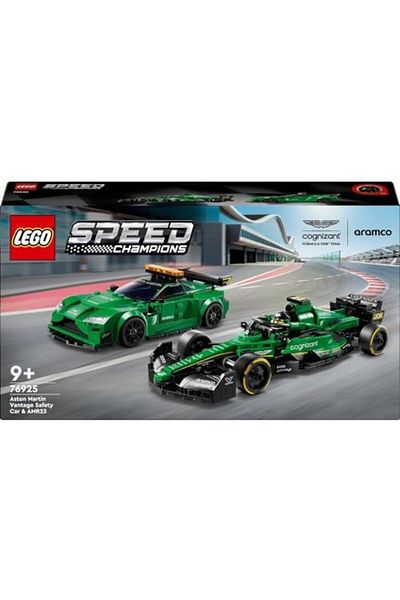 LEGO Speed Champions Aston Martin Safety Car & AMR23 Toys, 2 Model Vehicles Playset, Building Set fo