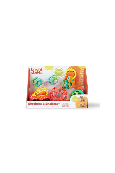 Bright Starts - Set cadou cu 5 jucării Soothers & Shakers