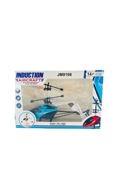 dalimag Induction Helicopter Mixbo, Touch Control, Gyroscopic System, LED Lights, USB Charging, Age 14+, Blu