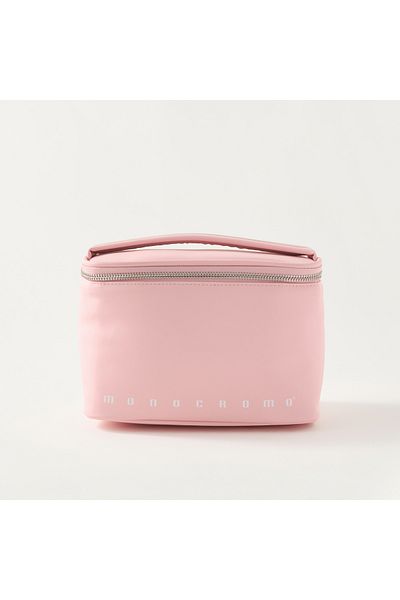 Monocrom Monocromo Solid Lunch Bag with Top Handle and Zip Closure