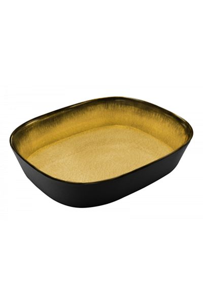 Raki Melamine gastronorm tray RAKI CAPSULE 1/2 32.5x26.5x6.5cm yellow