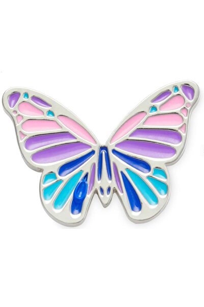 Crocs MULTI PURPLE BUTTERFLY UNISEX JIBBITZ