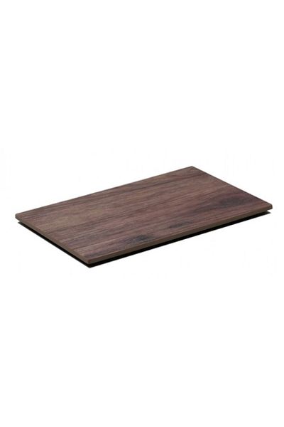 ILSA ILSA rectangular serving tray made of melamine with wood imitation GN 1x4 26.5x16x10cm