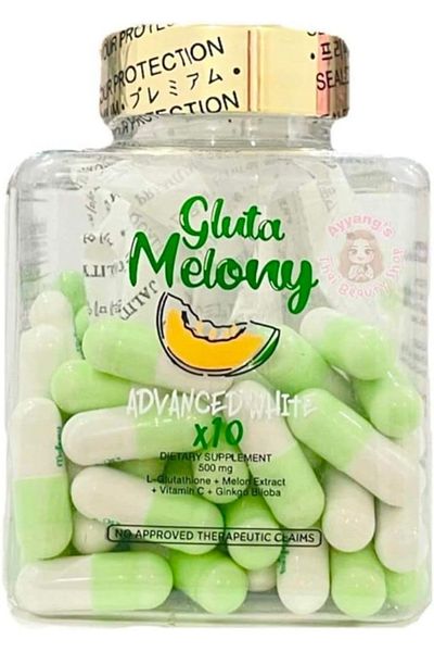 BEAUTY AMBITION Gluta Melony Advance White, Look Younger Anti-Aging Eyes Care, 60 Capsules