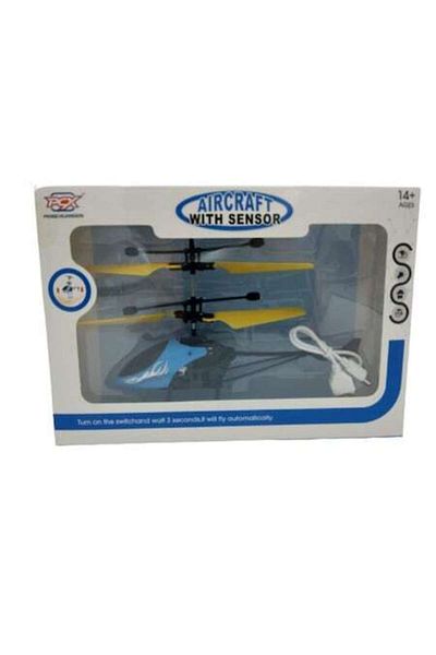 OEM Flying Helicopter with Induction Sensor, 14+ Years, Blue