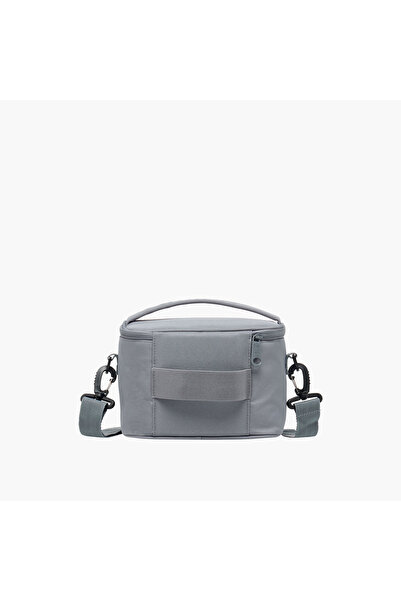 MUST Textured Lunch Bag with Zip Closure