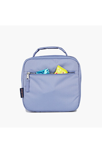 Jansport Solid Insulated Lunch Bag with Handle and Zip Closure