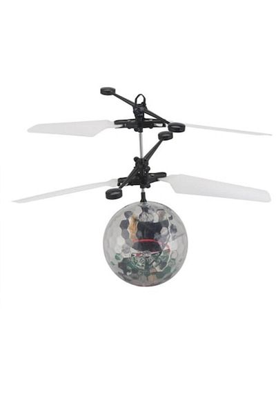 OEM Mini infrared helicopter with manual control and color change, 14.5 x 11.5 cm