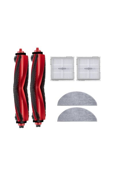robotyedek Roborock Q8 Max Pro (2025 Model!) Compatible Brush Hepa Filter Mop Set-6 Pieces