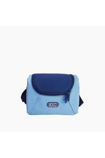 Roco Solid Lunch Bag with Adjustable Strap and Zip Closure