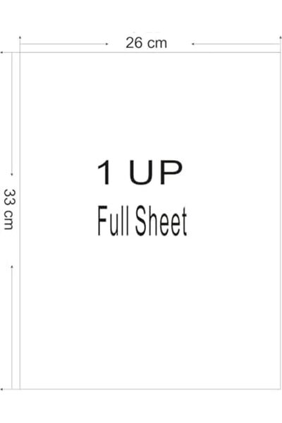 Generic ورق ملصقات أبيض قابل للطباعة من Red Dot Gift®، 100 ورقة، ملصقات عناوين، ملصقات طابعة، ذاتية اللصق