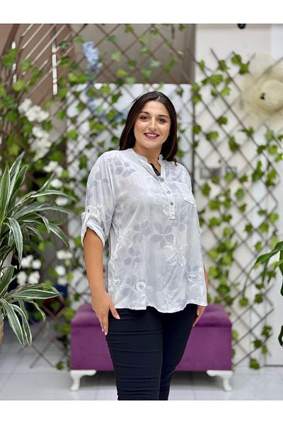 Punta Otantik Nc15480 Italian Coton Blouse White