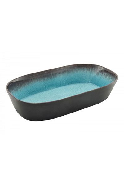 Raki Melamine gastronorm tray RAKI CAPSULE 1/4 26.5x16.2x6.5cm blue
