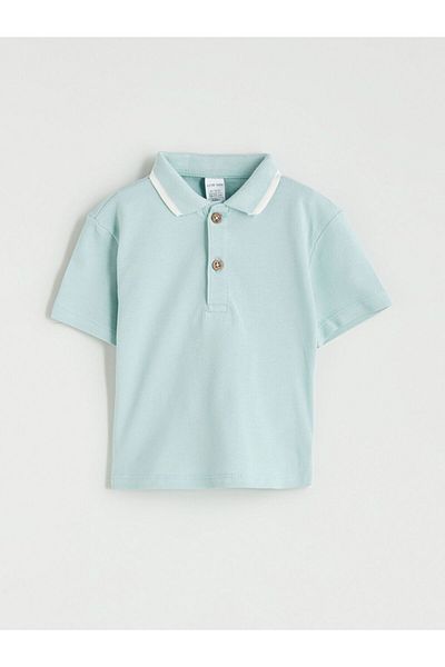 LC Waikiki Lcw Baby Polo Neck Baby Boy T-Shirt and Shorts 2-Pack