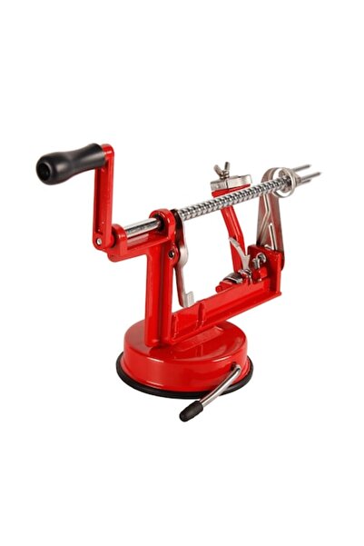 dalimag Curatator de mere si cartofi, LLWL, Aliaj de zinc / Inox, Rosu