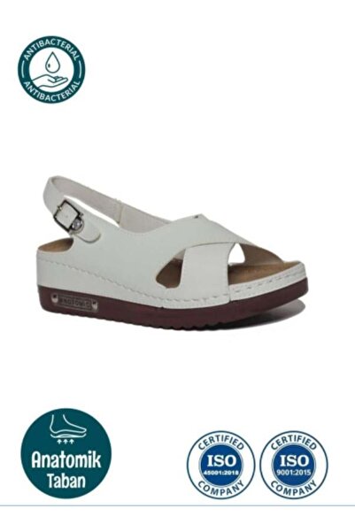 Roy Jones Women's Orthopedic Stylish Comfort Model Anatomical Comfortable Sole Short Heeled Daily Sandals Slippers