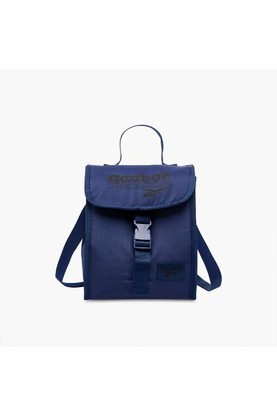 Reebok Melbourne Logo Print Lunch Bag with Buckle Closure
