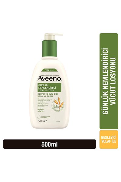 AVEENO 48 Hour Moisturizing Vegan Body Lotion for Dry Skin 500 ml