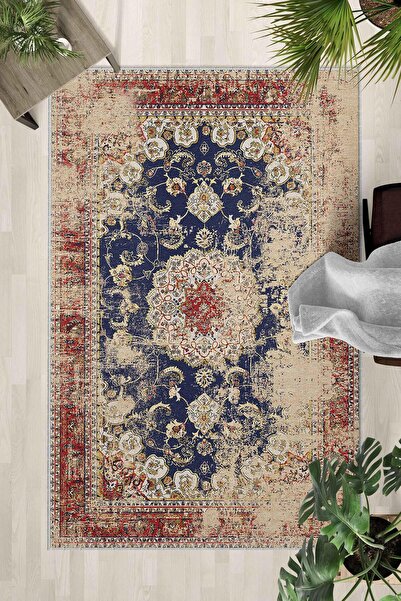 Monnhein Covor lavabil cu bază anti-alunecare – Covor modern cu imprimare dig...