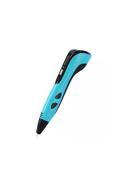 OEM Set 3D Pen with LED display, blue, multicolor PLA filament and power cable