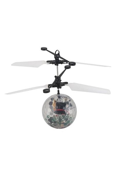 OEM Mini IR Helicopter Disco Ball Multicolor