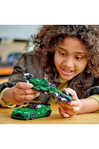 LEGO Speed Champions Aston Martin Safety Car & AMR23 Toys, 2 Model Vehicles Playset, Building Set fo
