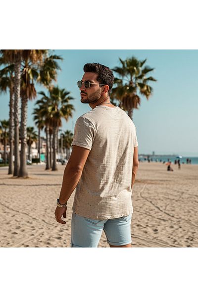 Combattente Short Sleeve Muslin Men's Tshirt